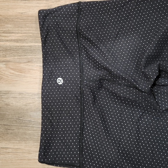 Lululemon Wunder Under Pant Teeny Dot Black White - Picture 10 of 11